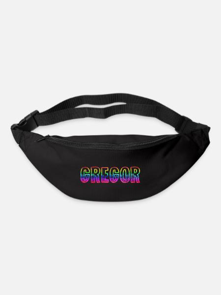 gregor rs regenbogen - Gürteltasche - Schwarz
