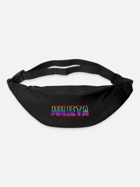 Julieta RS Arc-en-ciel - Sac banane - noir
