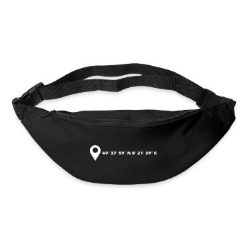 Worms Koordinaten - Gürteltasche - Schwarz - Vorne