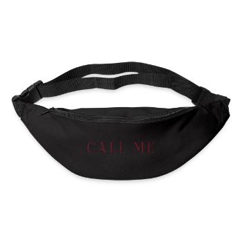 CALL ME – Statement T-Shirt - Bum bag - black - Front