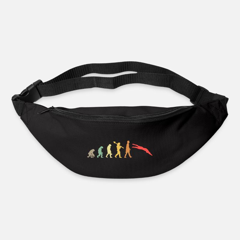 Nageur évolutif - Sac banane - noir