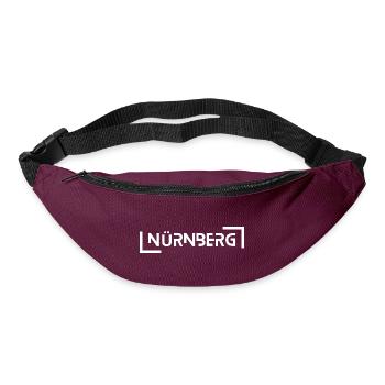 Nürnberg - Gürteltasche - Burgunderrot - Vorne
