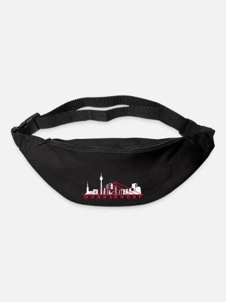 Düsseldorf Skyline - Bum bag - black