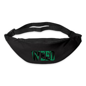 WEED - Bum bag - black - Front