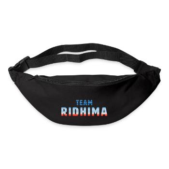 Team Ridhima | Warming Stripes - Gürteltasche - Schwarz - Vorne