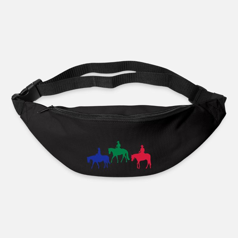 Westernreiter - Gürteltasche - Schwarz