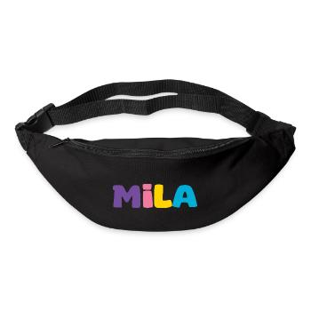 Name - Mila - Gürteltasche - Schwarz - Vorne