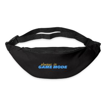TOUJOURS EN MODE JEU - Sac banane - noir - Devant