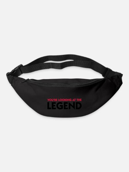 La légende est en face de vous! - Sac banane - noir