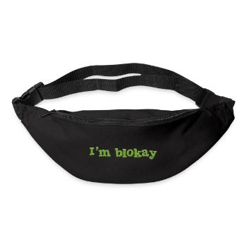 Je m’appelle blokay - Sac banane - noir - Devant