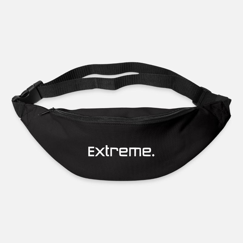 Extreme Weiß - Gürteltasche - Schwarz