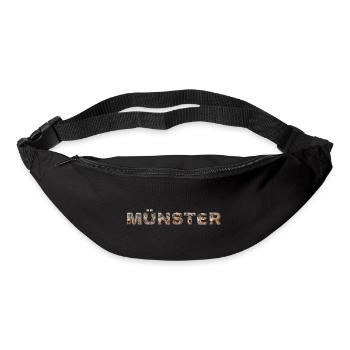 Münster Hund - Gürteltasche - Schwarz - Vorne
