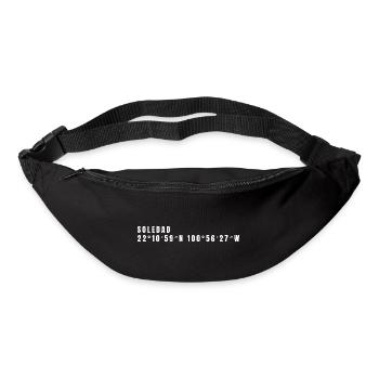 San Luis Potosí Mexico Coordinates - Bum bag - black - Front