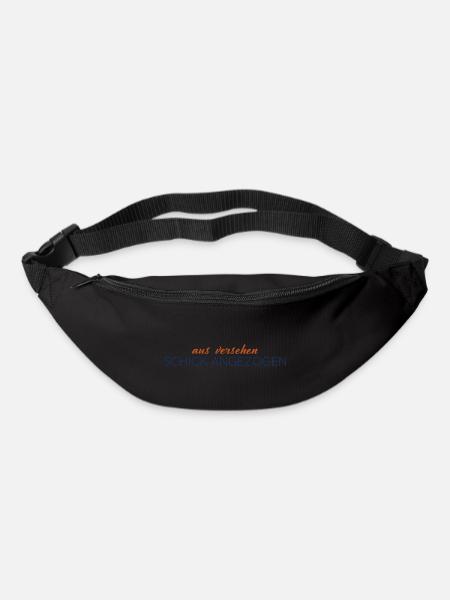Aus Versehen schick angezogen – Statement - Gürteltasche - Schwarz