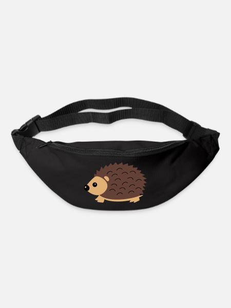 Igel - Gürteltasche - Schwarz