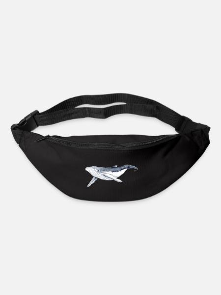 Baby-Buckelwal – Baleine - Gürteltasche - Schwarz