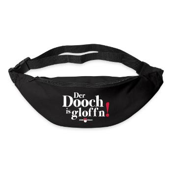 Der Dooch is gloffn! - Gürteltasche - Schwarz - Vorne