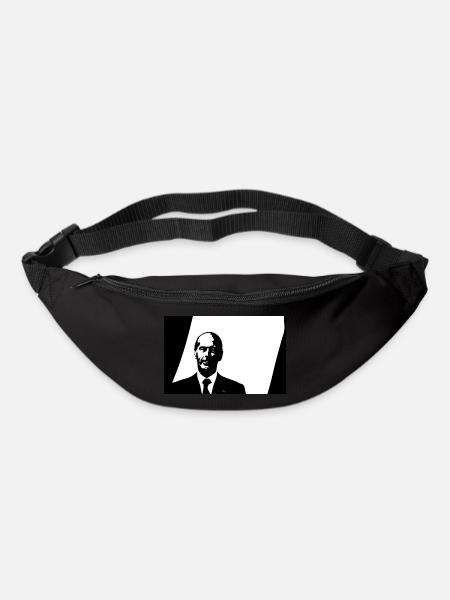 Vintage - Valéry Giscard d'Estaing - Sac banane - noir