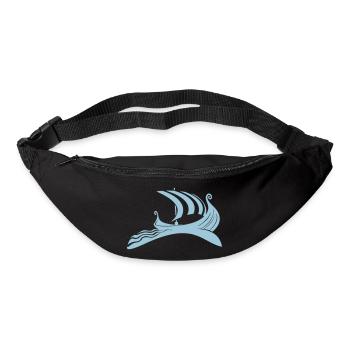 Viking Wikinger Boat Schiff - Gürteltasche - Schwarz - Vorne