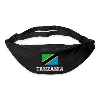 Drapeau de Tanzanie, cadeau - Sac banane - noir - Devant