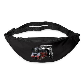 Steam locomotive - Bum bag - black - Front