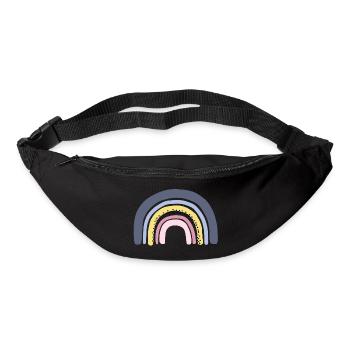 Rainbow pastel - Bum bag - black - Front