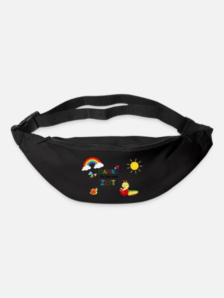 Kindergarten Verabschiedung Schulkind Einschulung - Gürteltasche - Schwarz