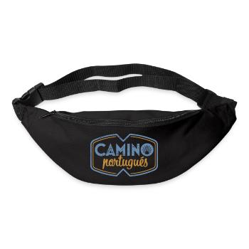 Camino Portugués Pilgrim's Stamp | Santiago - Bum bag - black - Front