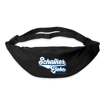 Schalker Liebe | Gelsenkirchen Schalke Geschenk - Gürteltasche - Schwarz - Vorne