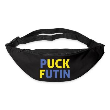 I Stand With Ukraine Puck Futin support Ukraine - Bum bag - black - Front