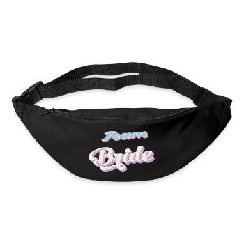 Team de la mariée team bride evjf - Sac banane - noir - Devant
