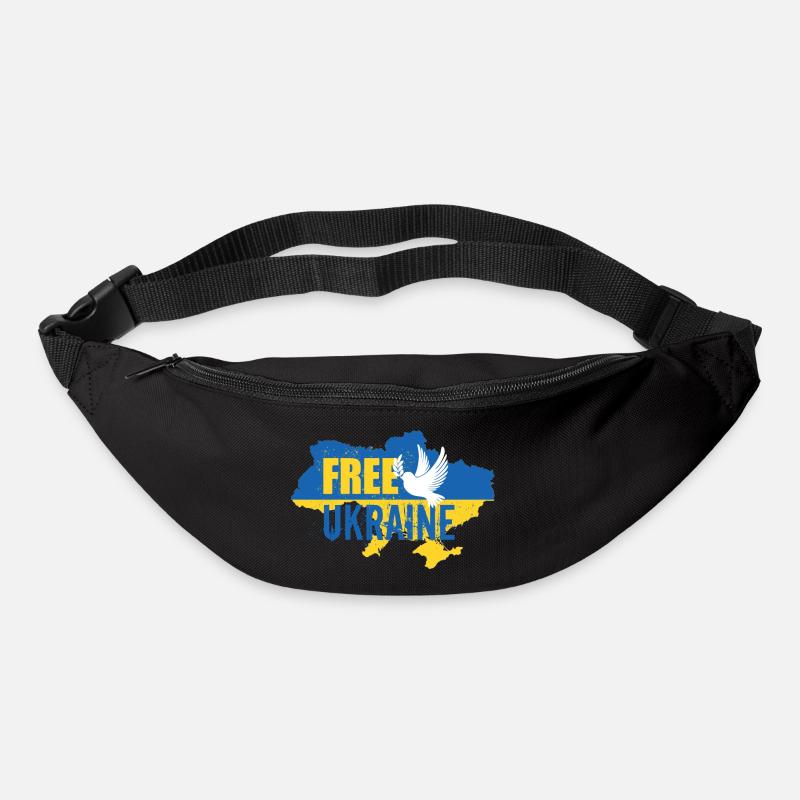 Freie Ukraine - Gürteltasche - Schwarz