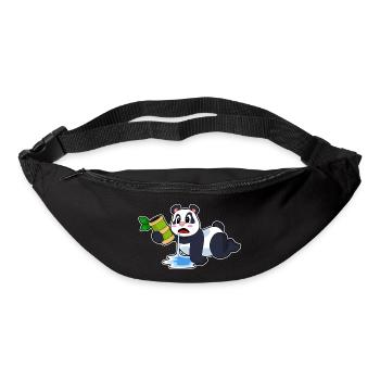 Panda Bamboo - Bum bag - black - Front