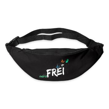 narzfrei weiß - Gürteltasche - Schwarz - Vorne