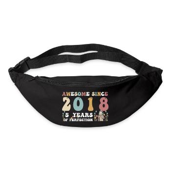 Awesome since 2018 5 Year of Perfection - 5th - Bum bag - black - Front