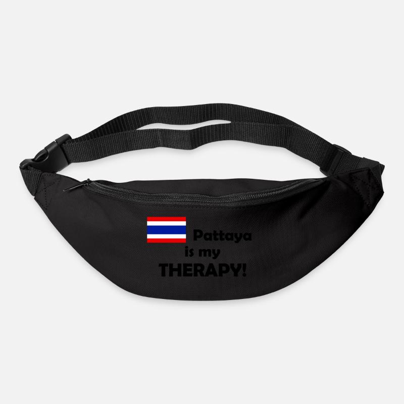 Pattaya is my Therapy - Gürteltasche - Schwarz