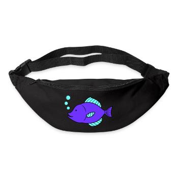 fisch comic - Gürteltasche - Schwarz - Vorne