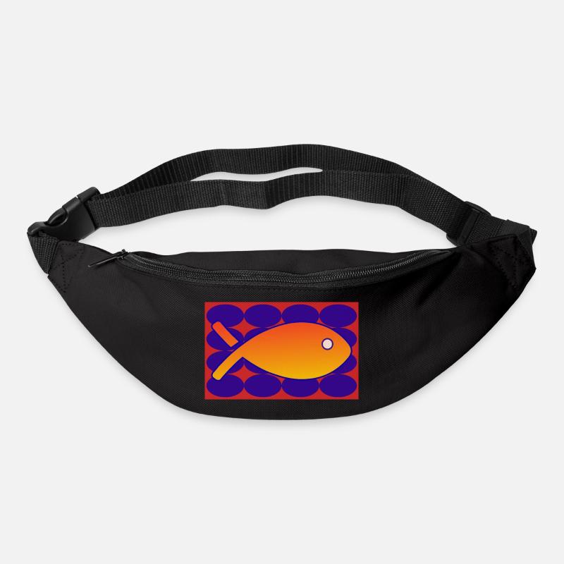 POISSON - Sac banane - noir