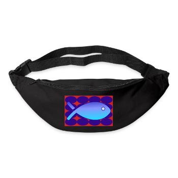HUMOUR. POISSON. POISSON D'AVRIL. HUMOUR. MER - Sac banane - noir - Devant