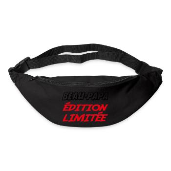 BEAU PAPA édition limitée - Sac banane - noir - Devant