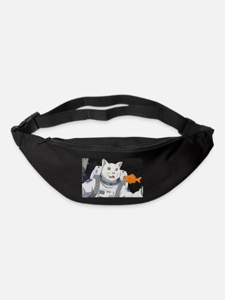 WELTRAUM KATZE - Gürteltasche - Schwarz