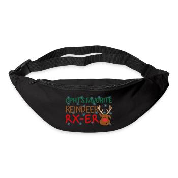 CPhT Weihnachten favorite Reindeer - Gürteltasche - Schwarz - Vorne