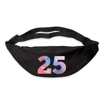 Colorful Number 25 - Bum bag - black - Front