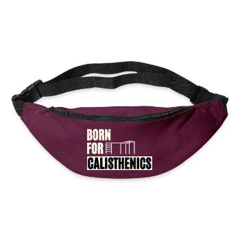Born For Calisthenics - Bum bag - burgundy - Front