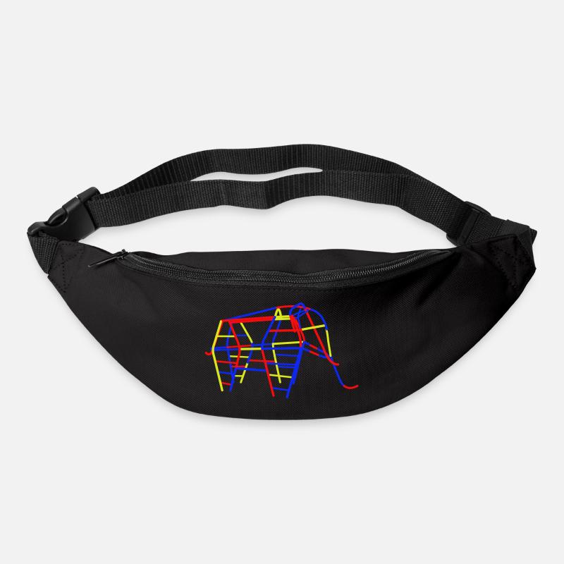 GDR Climbing Elephant - Bum bag - black