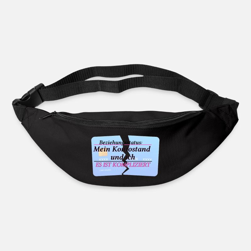 Solde de mon compte & moi – C’est compliqué - Sac banane - noir