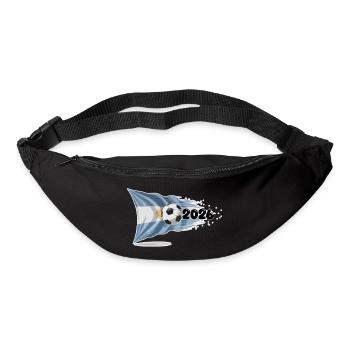 Argentina 2026 Soccer Banner | Albiceleste Flag - Bum bag - black - Front