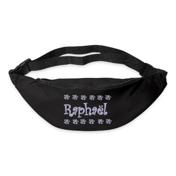 Raphael Floral Script - Bum bag - black - Front
