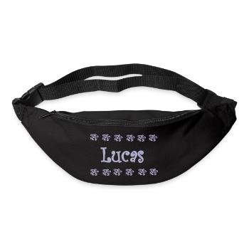 Lucas Floral Pastel - Gürteltasche - Schwarz - Vorne