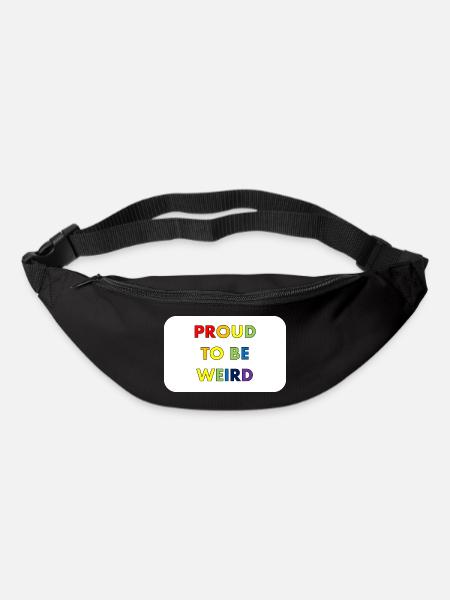 Proud to Be Weird - Bum bag - black